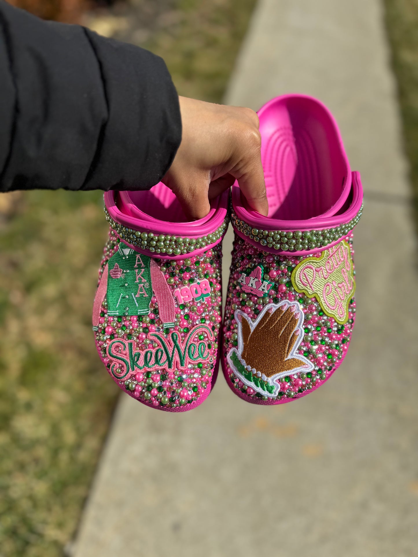 AKA Bling Crocs