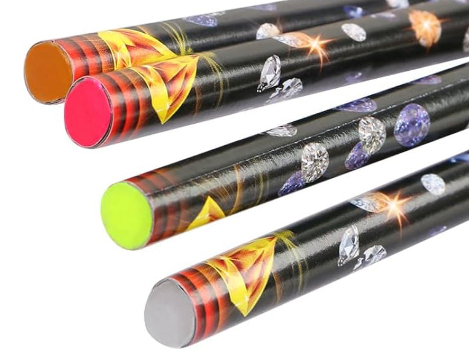 4 Pcs Wax Pencil w/Sharpener