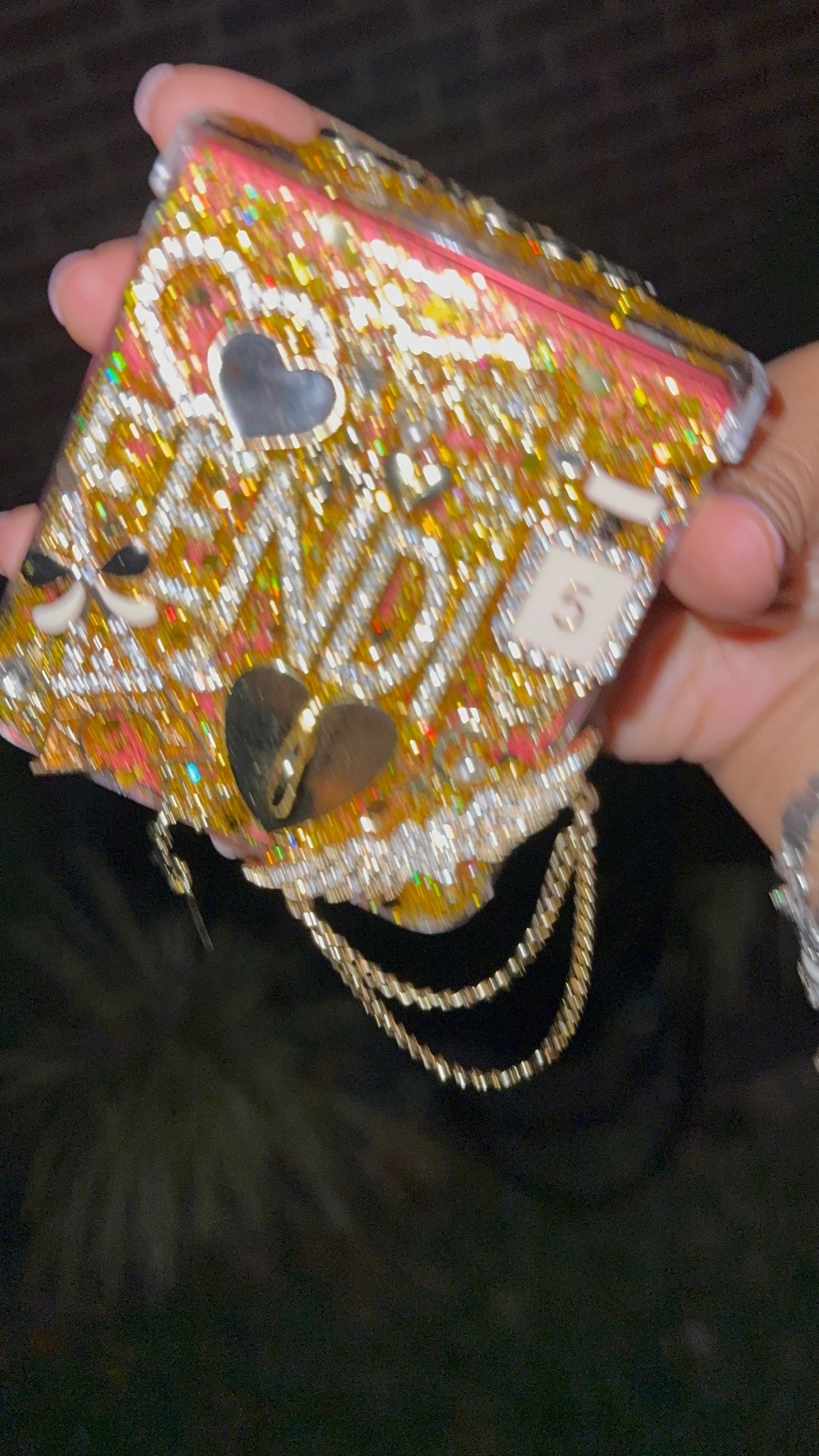 **Ready to Ship** Gold Queen/Fendi Junk Case (ZFlip7)
