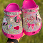 Custom Full Crocs - Barbie Theme or Lisa Frank