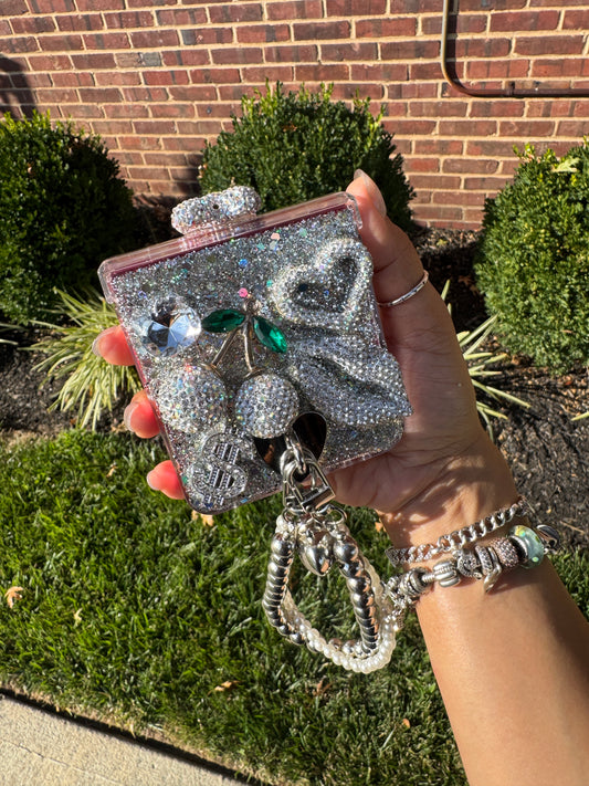 Chunky Silver Junk Case (for Z Flip 7 Case Ready to ship)