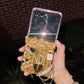 **Ready to Ship** Gold Queen/Fendi Junk Case (ZFlip7)