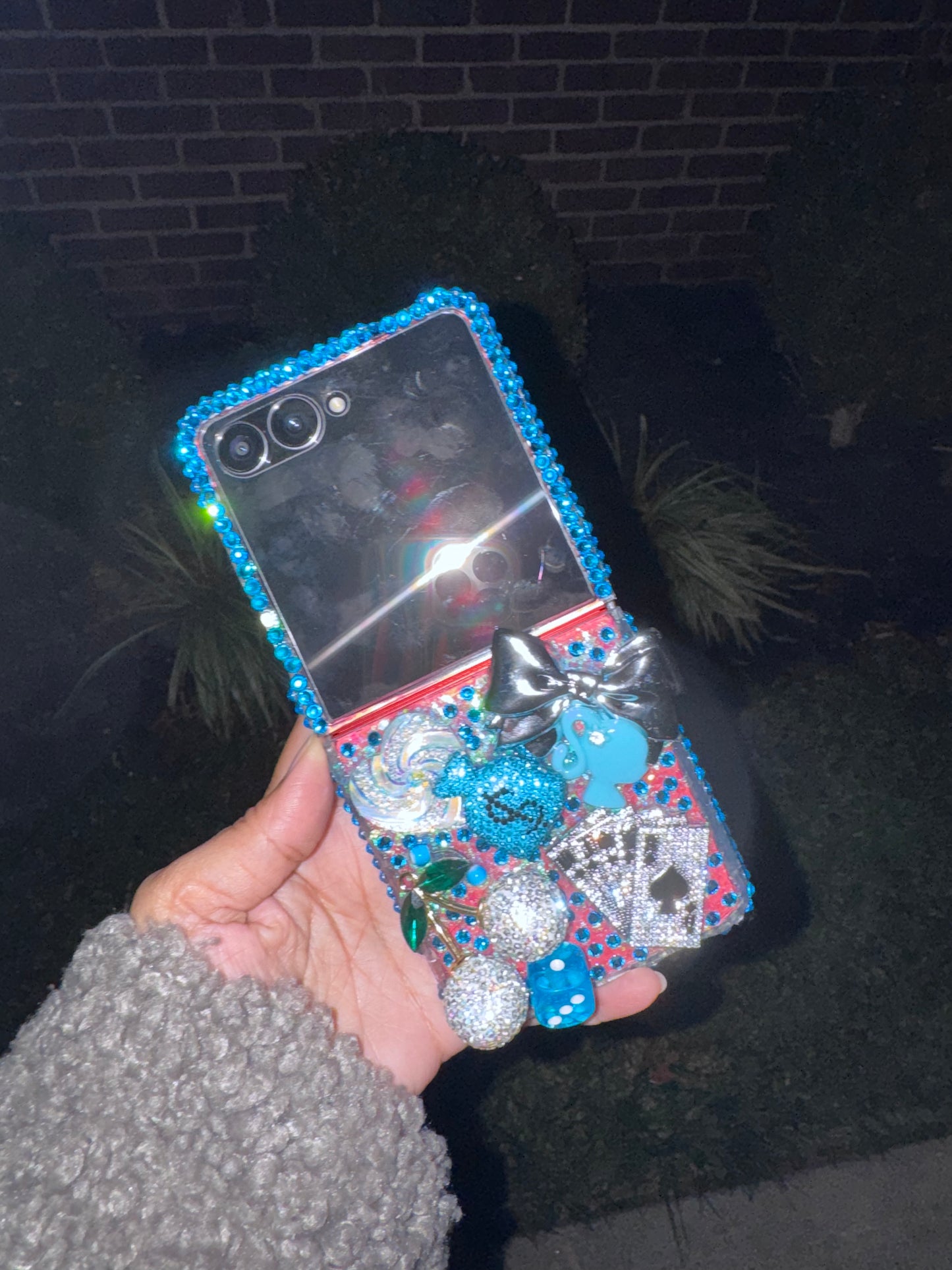 Blue Z Flip 7 Junk Case (w/o the hinge)