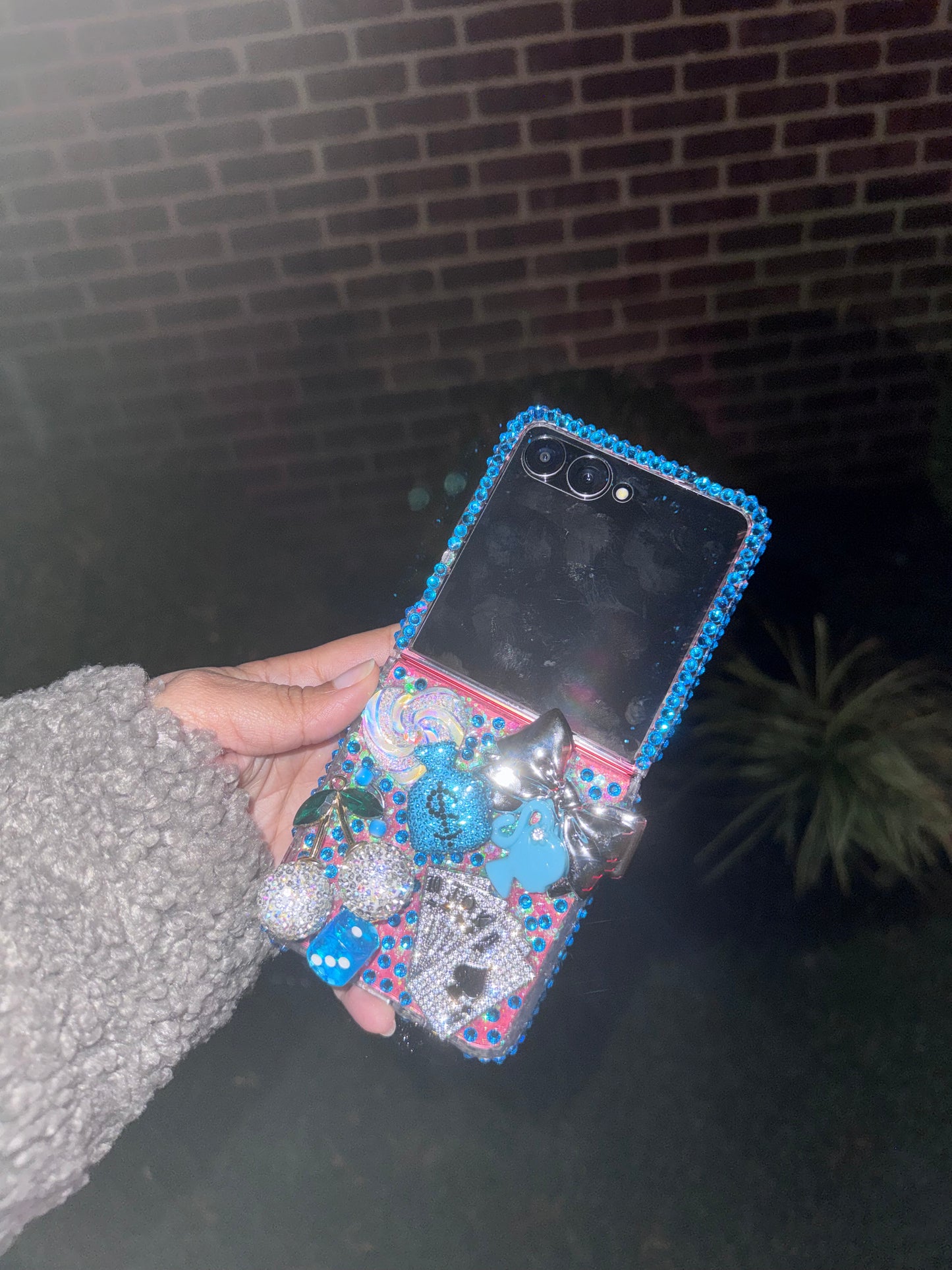 Blue Z Flip 7 Junk Case (w/o the hinge)