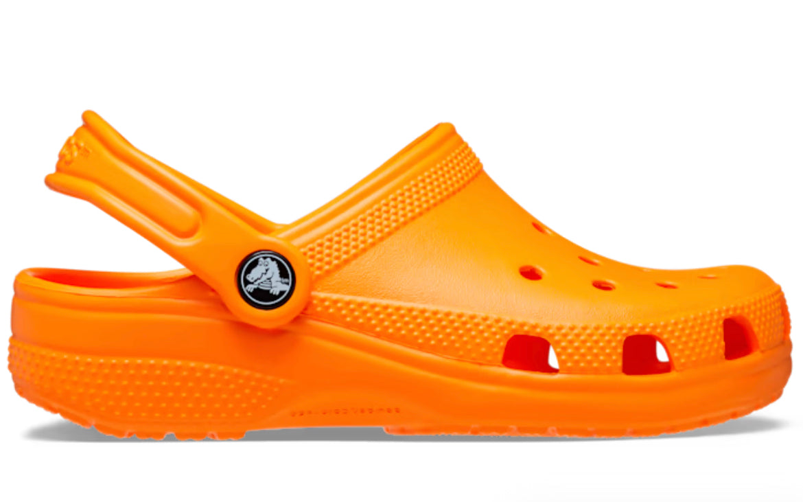 Custom Crocs Orange Bling Size 7 Women’s